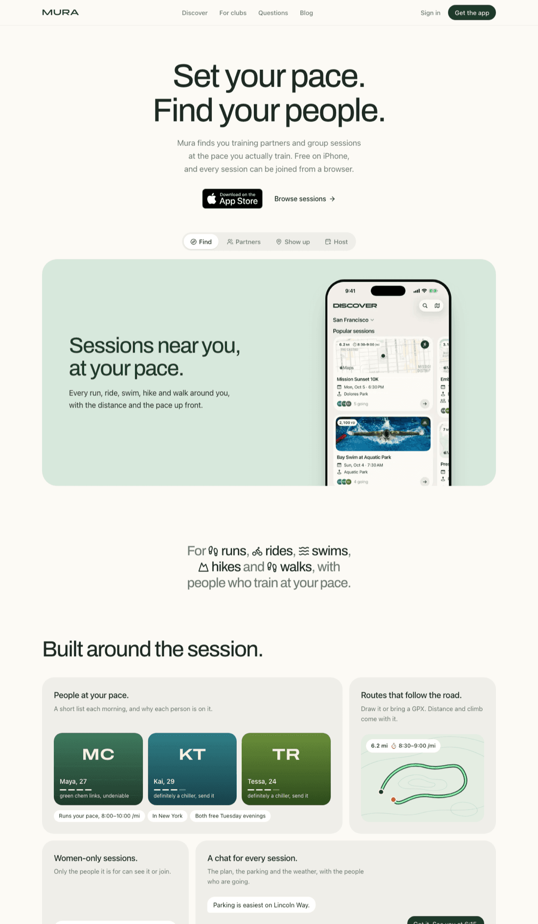 The muramove.com home page.